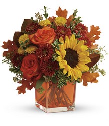 Teleflora's Hello Autumn Bouquet from Gilmore's Flower Shop in East Providence, RI